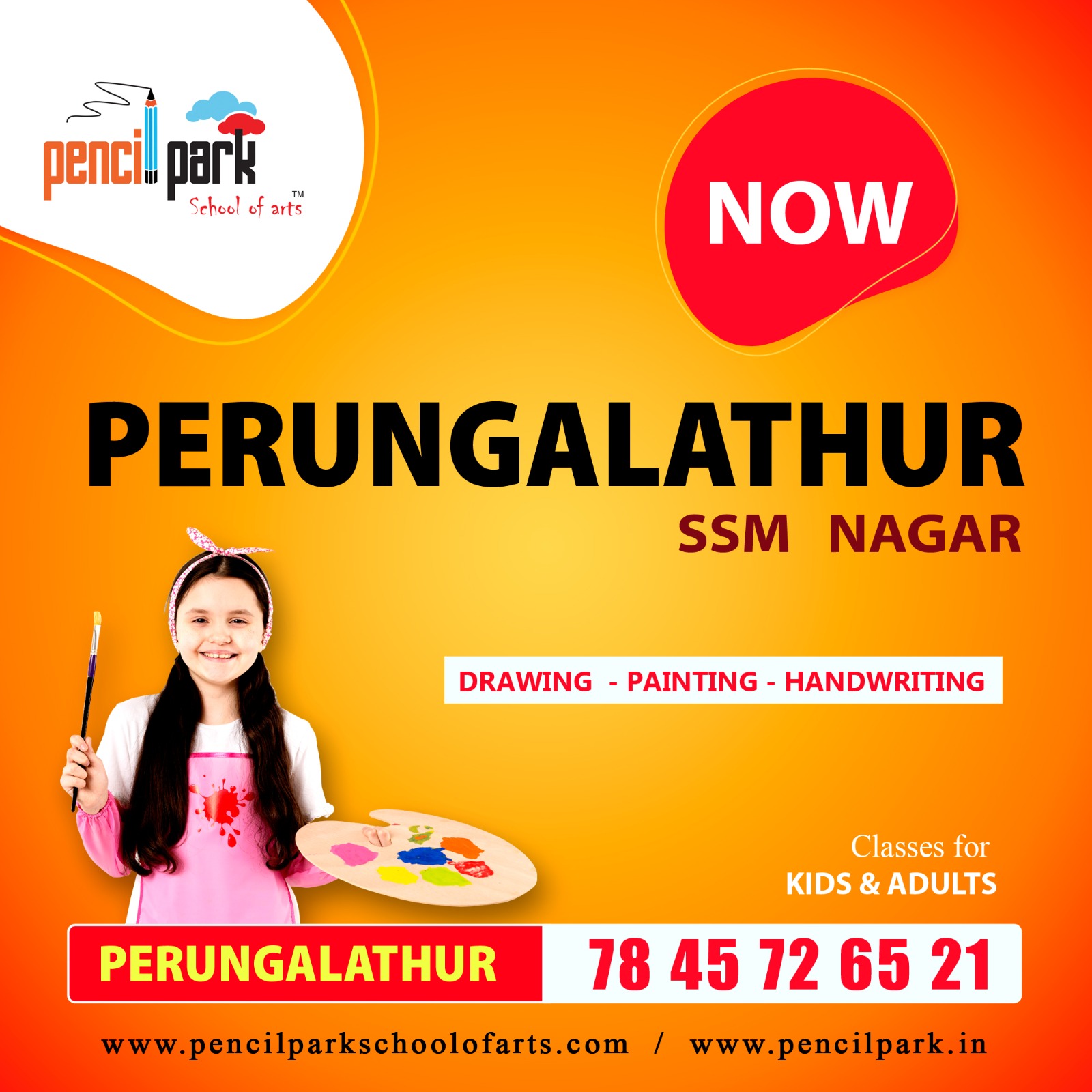 Drawing Painting Hnadwriting Classes in Perungalathur Chennai