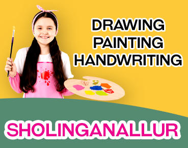 drawing Painting Handwriting classes for kids near to me Sholinganallr