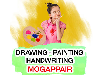 drawing painting Handwriting classes for kids and Adults in mogappair