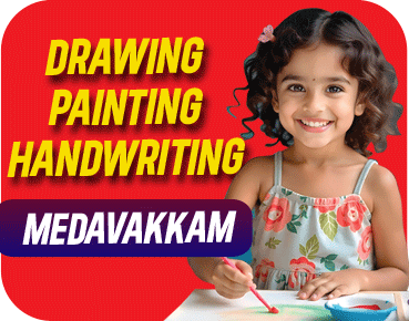 drawing Painting Handwriting classes for kids near to me medavakkam-kamakottinagar