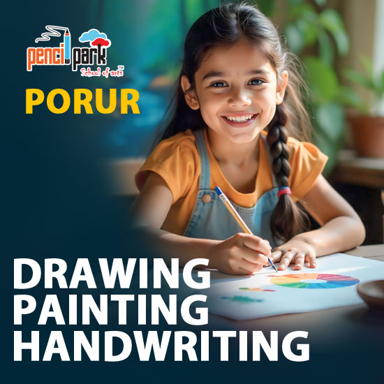 Drawing Painting Handwriting Classes for kids & Adults in Porur, Chennai, Best Art Teaching School
